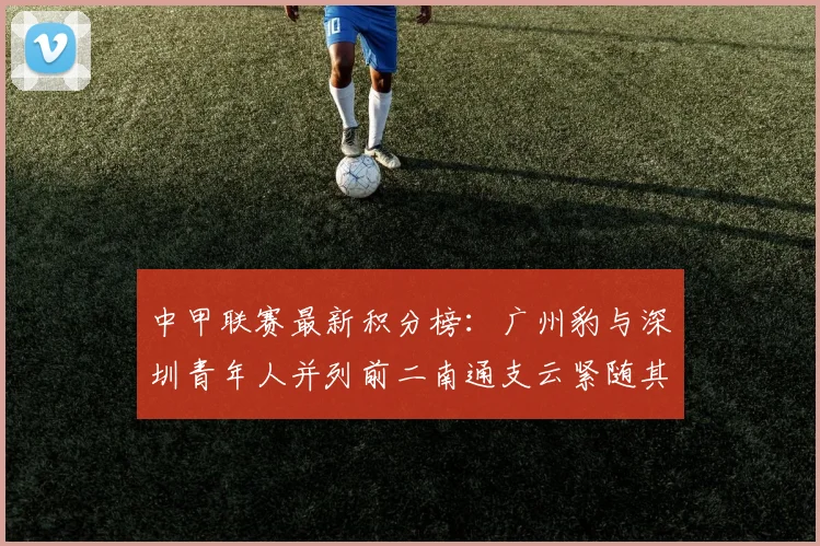 中甲联赛最新积分榜：广州豹与深圳青年人并列前二南通支云紧随其后